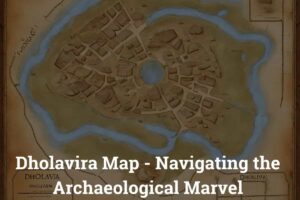 Ancient Map Of Dholavira City